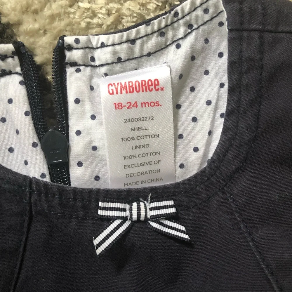 Vintage Gymboree Navy flower dress